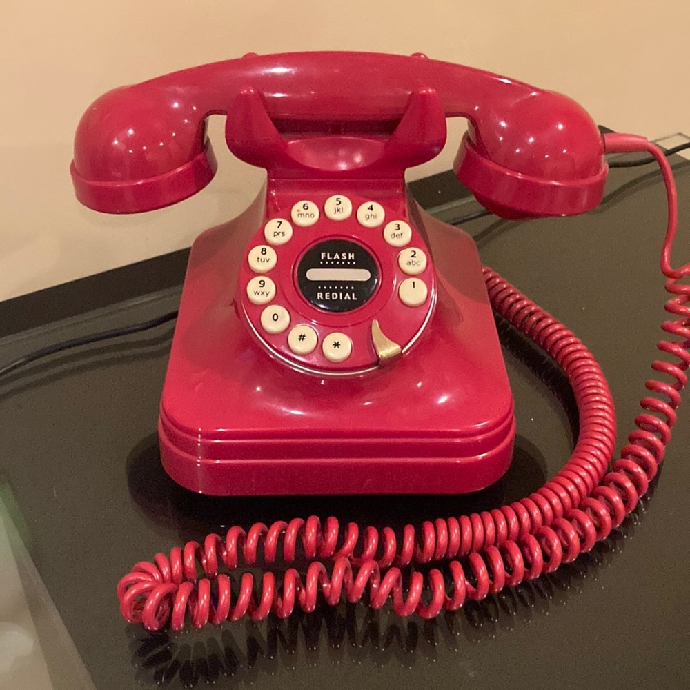 Grand PHONE Push Button Retro Vintage 1940's Style